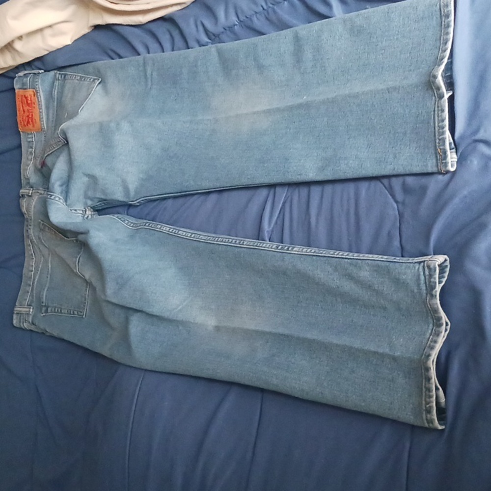 Levi's 513 blue denim jeans